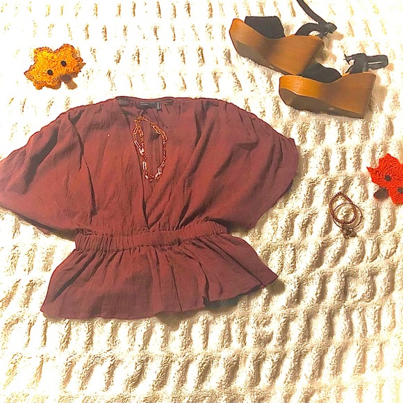 Brand: ASOS Size: 4 Color: Maroon. Online as Chocolate - Picture 1 of 1